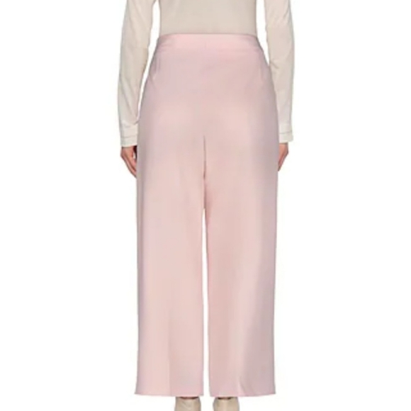 Stella McCartney blush pink pants sz 40 wool silk lined, slight crop - Picture 3 of 9